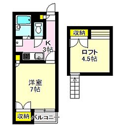 シティーパレス上中居第一 2階/209