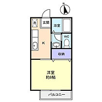 ベルエポックＡ棟 105 ｜ 千葉県八千代市下市場2丁目（賃貸アパート1K・1階・23.77㎡） その2