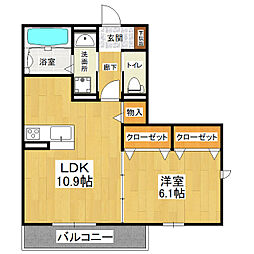 間取図画像 1LDK