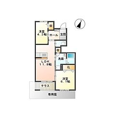 物件の間取り