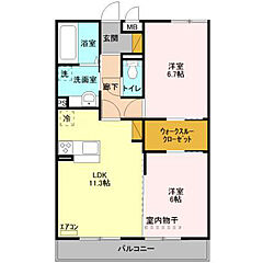 物件の間取り