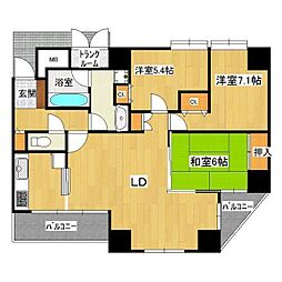 間取図画像 3LDK