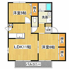 物件の間取り