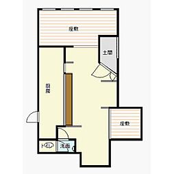 桂ビル・荒川沖西の間取図画像