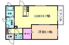 大阪府大阪市此花区伝法5丁目（賃貸アパート1LDK・1階・46.75㎡） その2