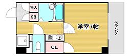 グレイス赤井. 1Kの間取図画像