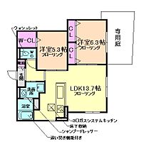 大阪府池田市石橋1丁目（賃貸アパート2LDK・1階・60.52㎡） その2