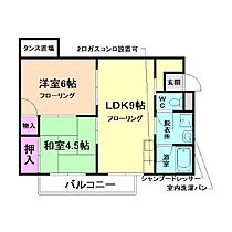 大阪府箕面市瀬川5丁目（賃貸マンション2LDK・2階・43.00㎡） その2