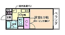 メゾン・エル 1Kの間取図画像