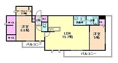 物件の間取り