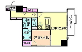 大阪府大阪市淀川区十三元今里1丁目（賃貸マンション1LDK・8階・47.70㎡） その2