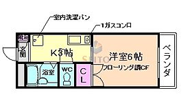 大阪府豊中市刀根山元町（賃貸マンション1K・1階・22.00㎡） その2