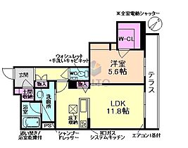 DELIGHT SQUARE QUATORO  ｜ 大阪府豊中市千里園3丁目（賃貸マンション1LDK・1階・48.58㎡） その2