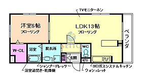 ベル　フォンテーヌ  ｜ 大阪府豊中市本町1丁目（賃貸マンション1LDK・1階・48.37㎡） その2