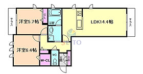 Sha Maison Realiser  ｜ 大阪府豊中市玉井町2丁目（賃貸マンション2LDK・3階・63.64㎡） その2