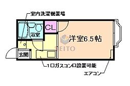 シティハイムマイケル 1Kの間取図画像