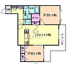 物件の間取り