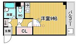 メゾンコンフォルテ ワンルームの間取図画像