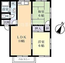 ドリームハイツＡ 0201 ｜ 茨城県牛久市柏田町（賃貸アパート2LDK・2階・54.45㎡） その2