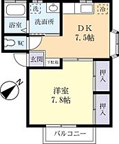 フローラル本田 0102 ｜ 茨城県牛久市中央1丁目（賃貸アパート1DK・1階・36.48㎡） その2