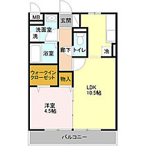 ピュアグレイン  ｜ 茨城県つくば市研究学園7丁目（賃貸アパート1LDK・3階・40.07㎡） その2