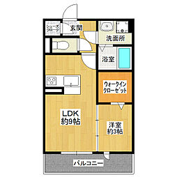 Ｍａｒｕｅｉ　Ｈｉｌｌｓ 3階1LDKの間取り