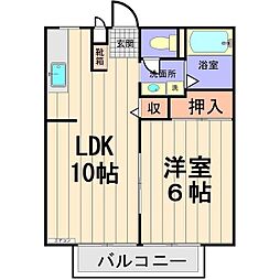 つくばエクスプレス つくば駅 バス24分 花畑下車 徒歩8分の賃貸アパート 1階1LDKの間取り