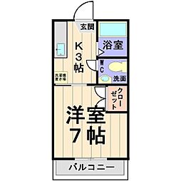 間取図画像 1K