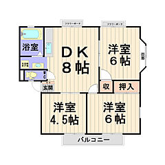 物件の間取り