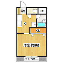 第2サンライズ 306 ｜ 茨城県つくば市竹園2丁目（賃貸マンション1K・3階・26.23㎡） その2