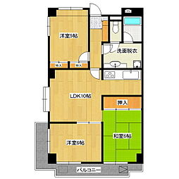 プルミエールつくば 3LDKの間取図画像