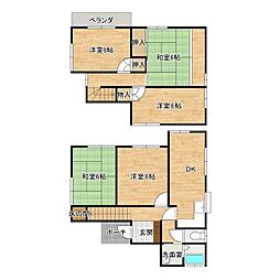泉住宅 5DKの間取り