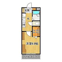 茨城県稲敷郡阿見町うずら野4丁目（賃貸マンション1K・2階・22.95㎡） その2