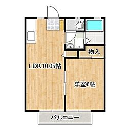 マイステージ5番館 1LDKの間取図画像
