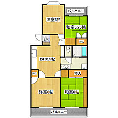 物件の間取り