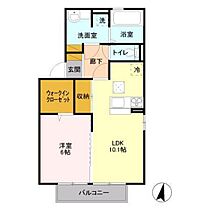 茨城県龍ケ崎市久保台3丁目（賃貸アパート1LDK・1階・45.42㎡） その2