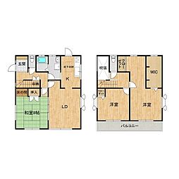 桜が丘2-41-9戸建 3LDKの間取り