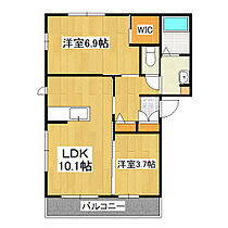 パティオ上長沼 101 ｜ 茨城県つくばみらい市上長沼（賃貸アパート2LDK・1階・49.28㎡） その2