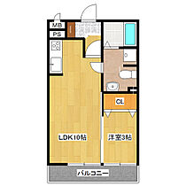 クレールIV 202 ｜ 茨城県取手市新町1丁目（賃貸アパート1LDK・2階・33.61㎡） その2