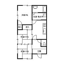 アイビー土屋住宅 001 ｜ 茨城県稲敷郡美浦村土屋（賃貸一戸建3DK・--・43.88㎡） その2