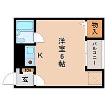 奈良県生駒郡斑鳩町興留9丁目（賃貸マンション1R・3階・18.00㎡） その2