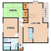 奈良県生駒郡三郷町立野北2丁目（賃貸アパート2LDK・2階・62.41㎡） その2