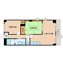 奈良県生駒郡斑鳩町法隆寺南2丁目（賃貸マンション2LDK・2階・54.00㎡） その2