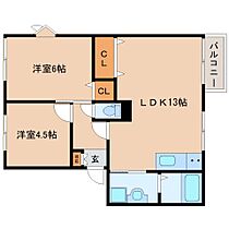 奈良県生駒郡三郷町立野北2丁目（賃貸アパート2LDK・2階・51.20㎡） その2