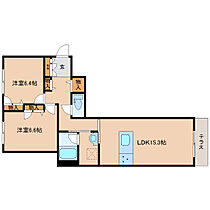 奈良県大和高田市片塩町（賃貸マンション2LDK・1階・72.03㎡） その2