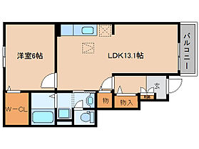 奈良県大和高田市今里町（賃貸アパート1LDK・1階・46.41㎡） その2