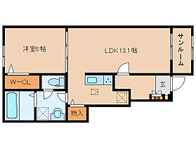 奈良県葛城市疋田（賃貸アパート1LDK・1階・50.01㎡） その2