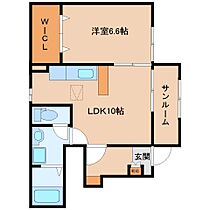 サニーセレノＥ 103 ｜ 奈良県御所市大字茅原（賃貸アパート1LDK・1階・46.97㎡） その2