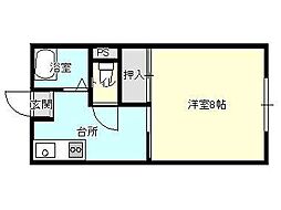 間取図画像 1K