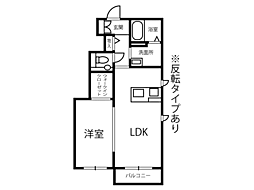 間取図画像 1LDK
